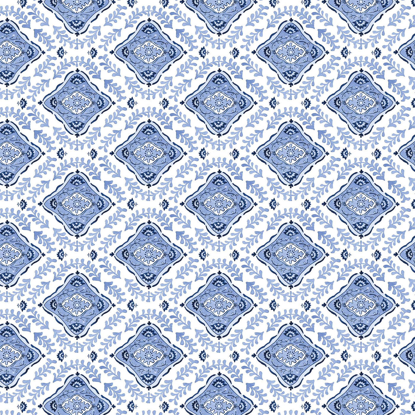 Mandalay Fabric in Blue