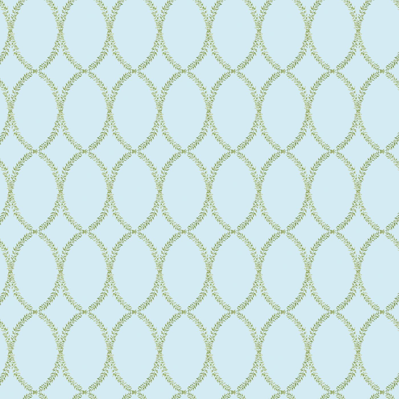 Chloe Wallpaper in Duck Egg