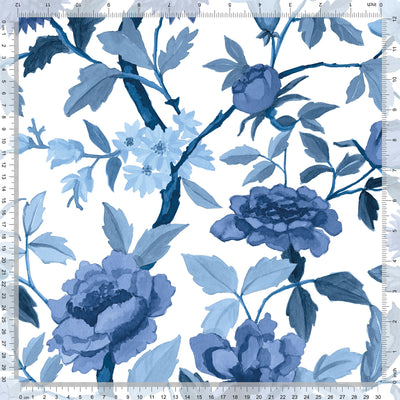 Esme Wallpaper in Blue