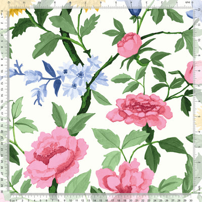 Esme Wallpaper in Pink