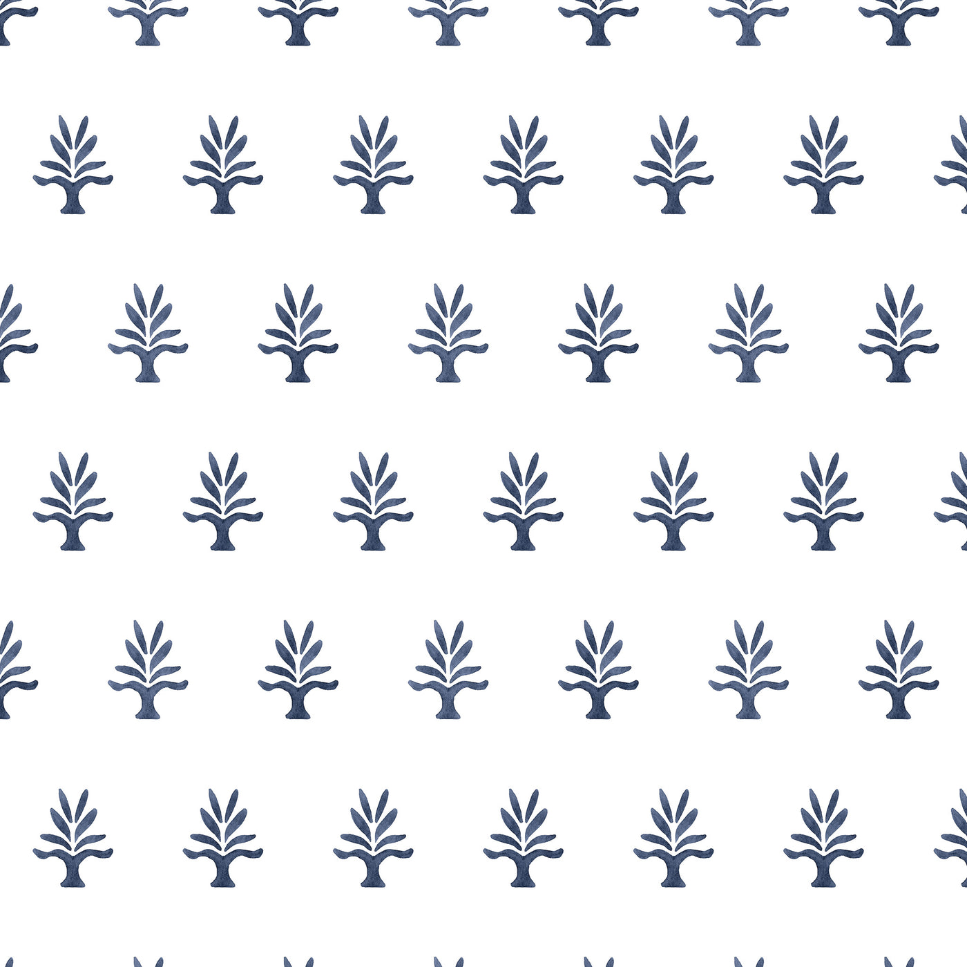 Jane Wallpaper in Indigo