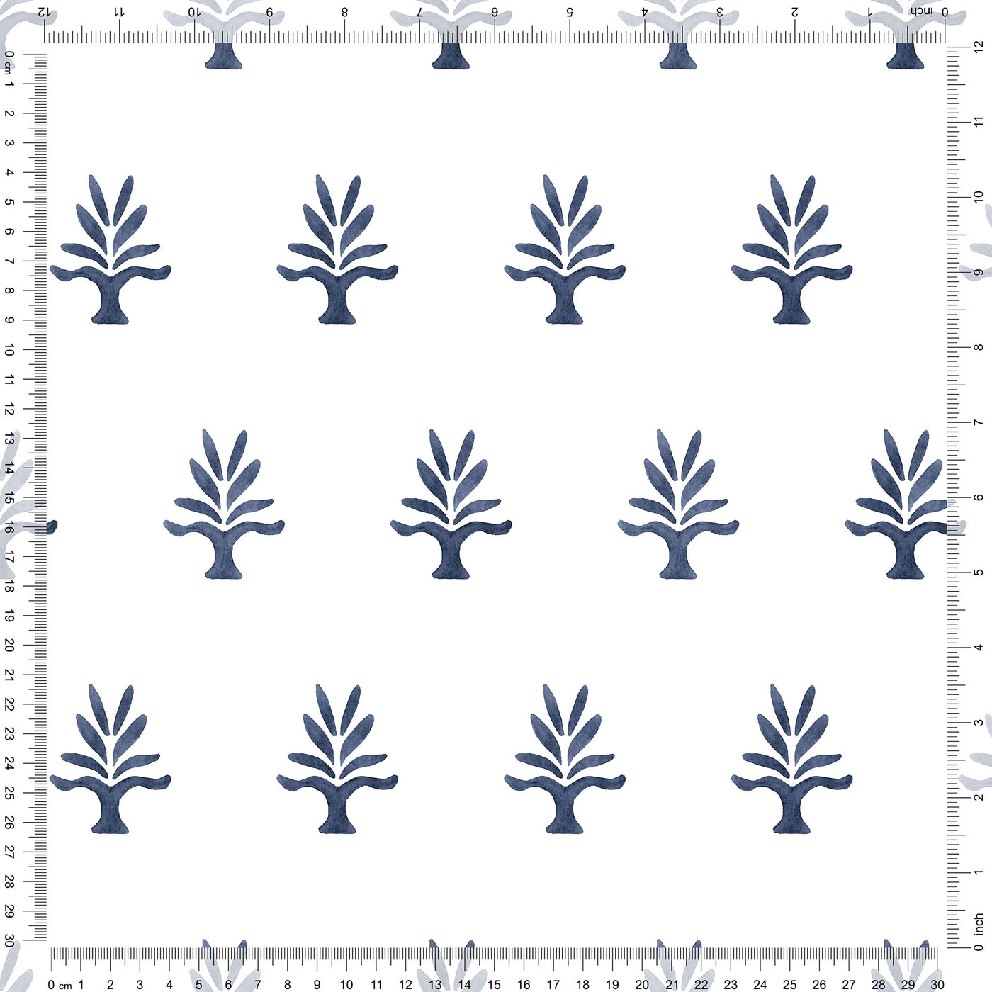 Jane Wallpaper in Indigo