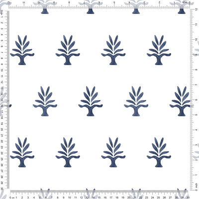 Jane Wallpaper in Indigo