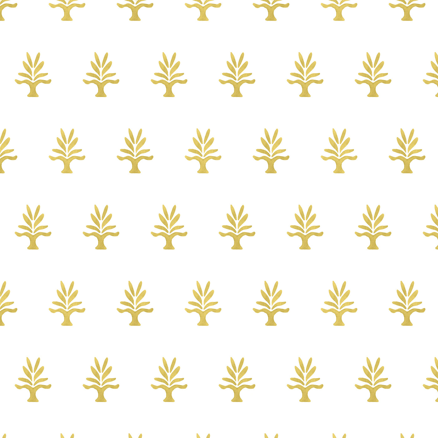 Jane Wallpaper in Mustard