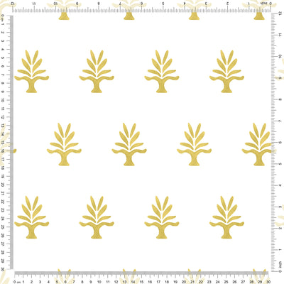 Jane Wallpaper in Mustard