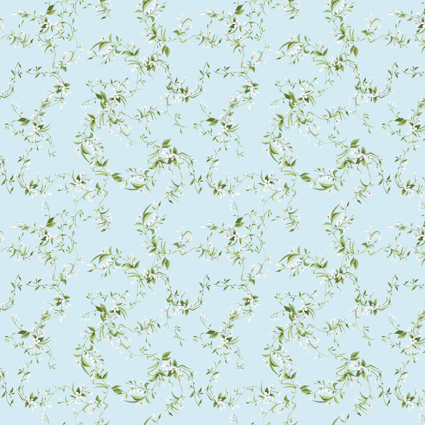 Libby Wallpaper in Duck Egg